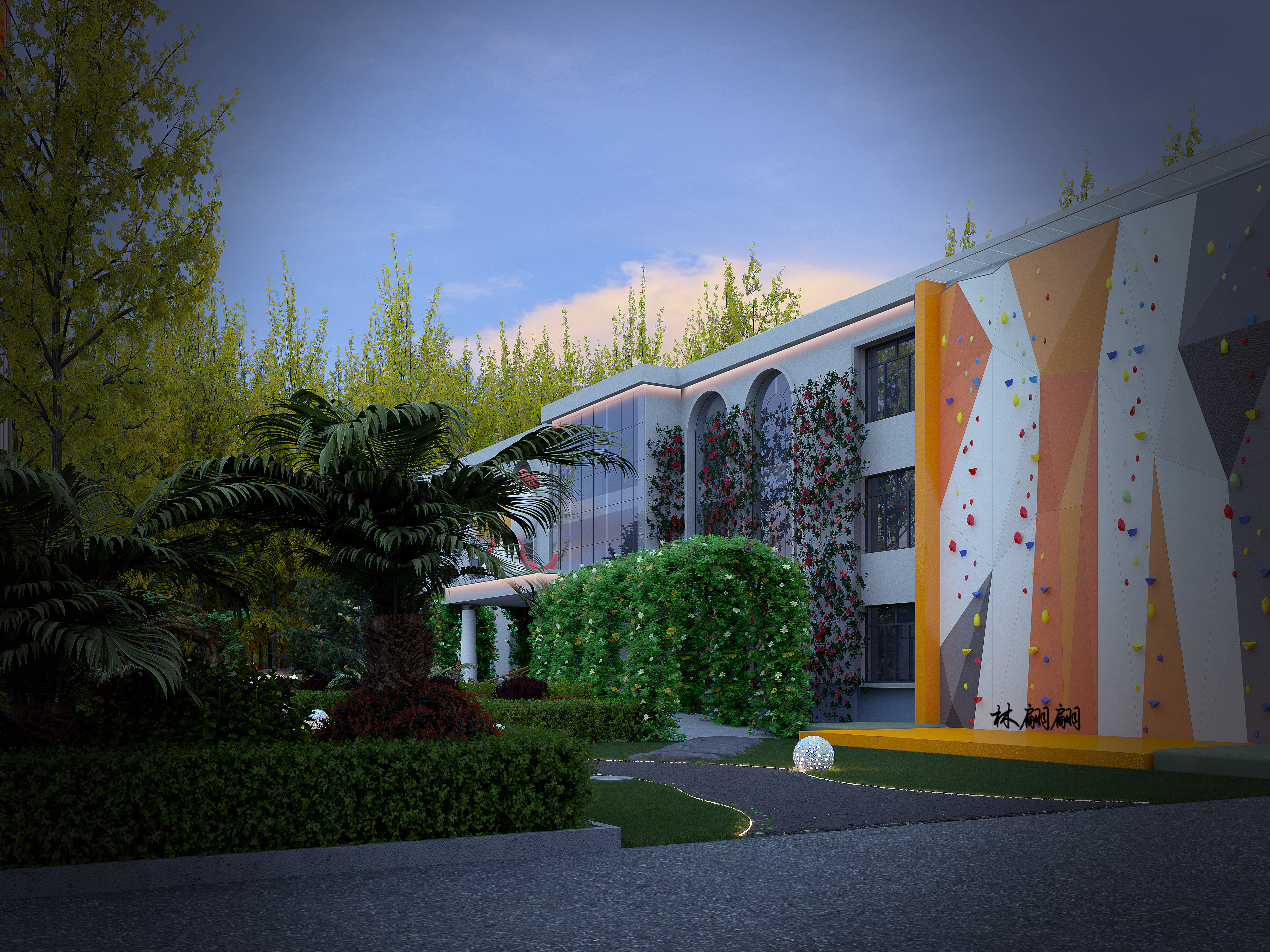 室外效果图|露营风森林美学-11