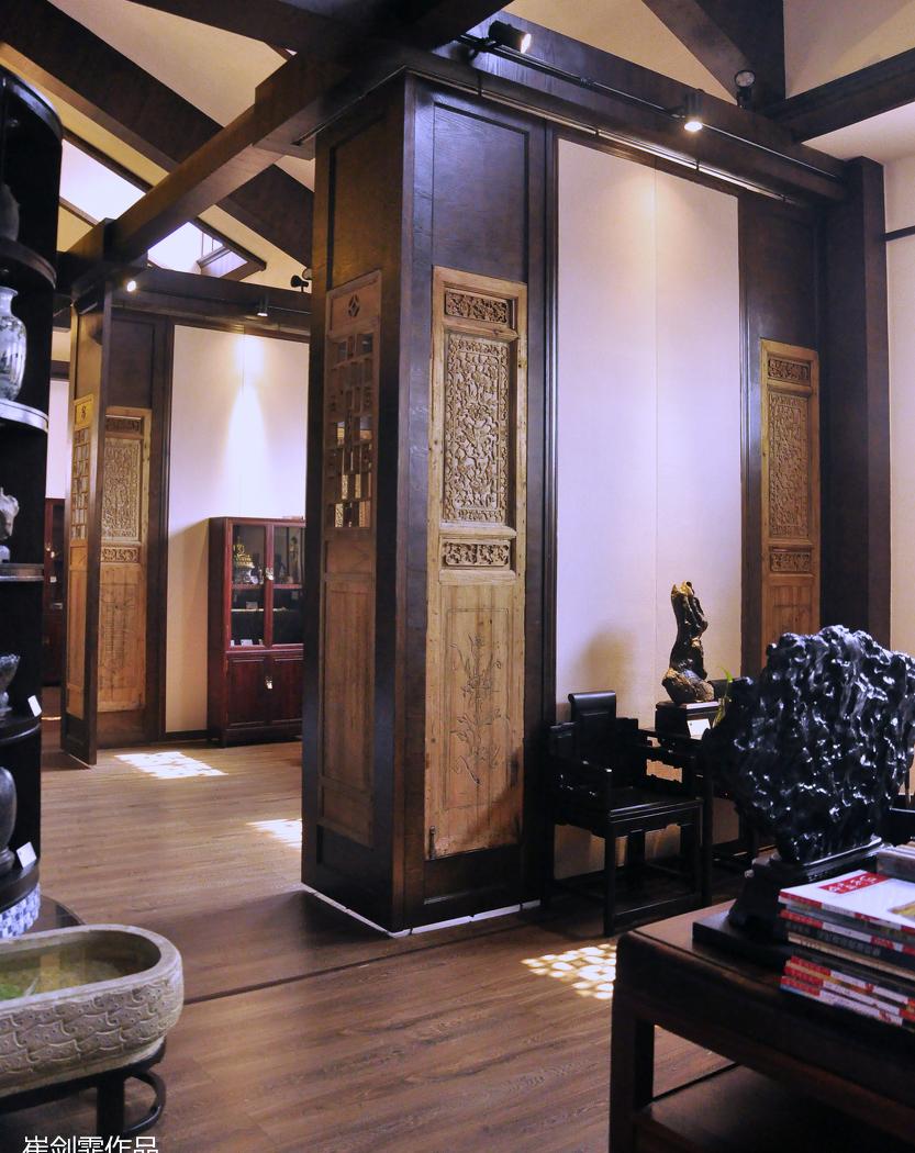 私藏会所 | 艺术长廊与雕花木门的完美融合-8