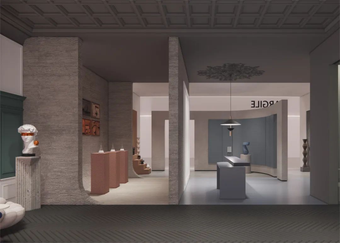 自然的艺术漫游之法意涂料展厅丨UDstudio(unoduestudio)-26