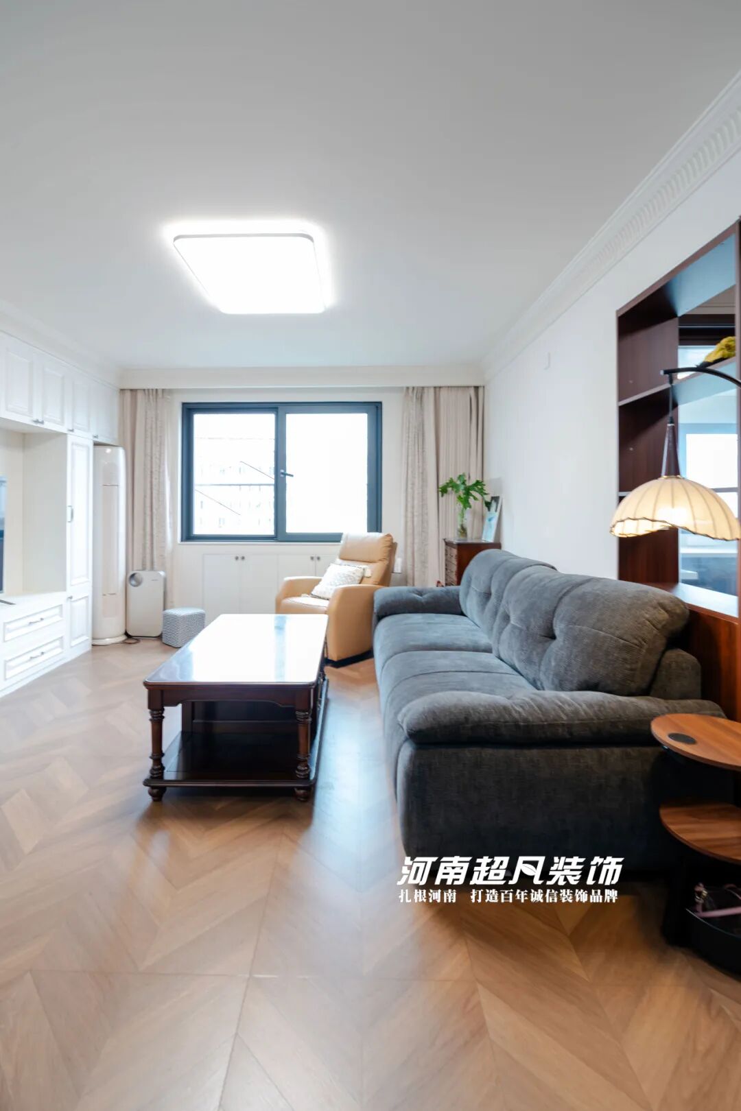 完工首发丨管城区金城街30号院，123㎡老房翻新，美式复古设计，优雅低调绽放-60