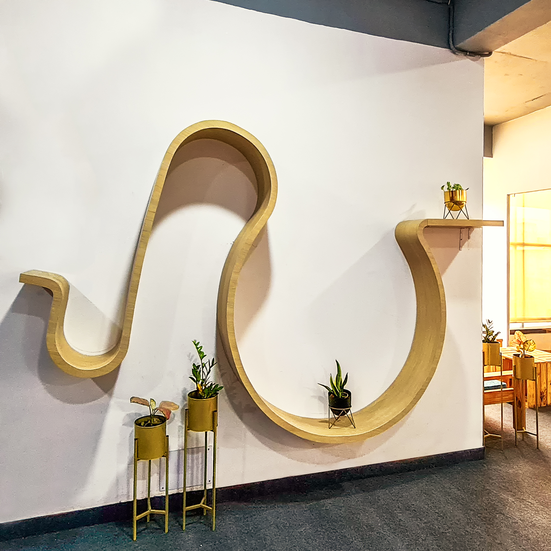 无限循环的现代办公室设计丨印度丨Studio Meraki-20