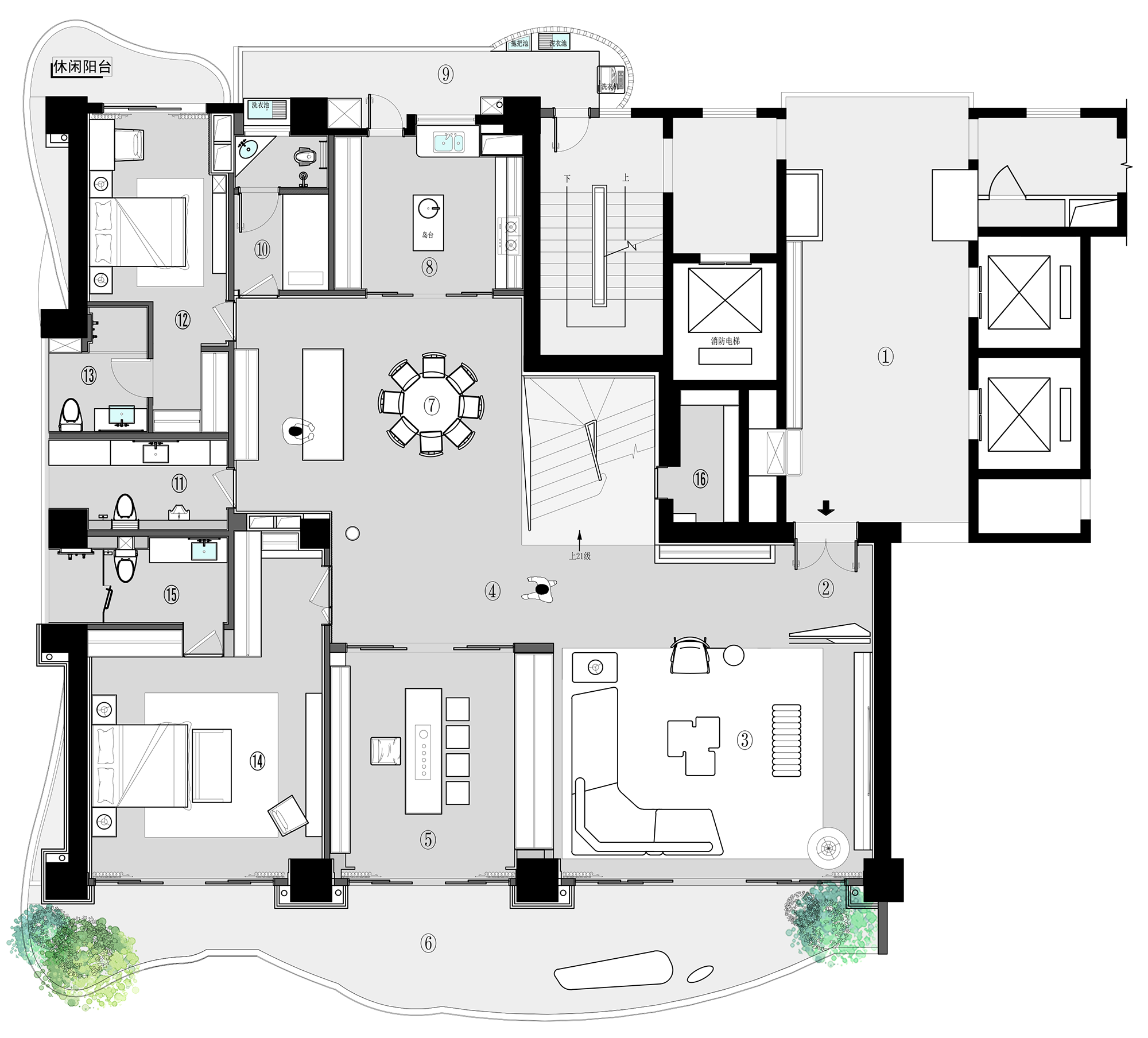 588㎡ 至简大宅丨中国泉州丨ZCID 郑超室内设计（香港）有限公司-69