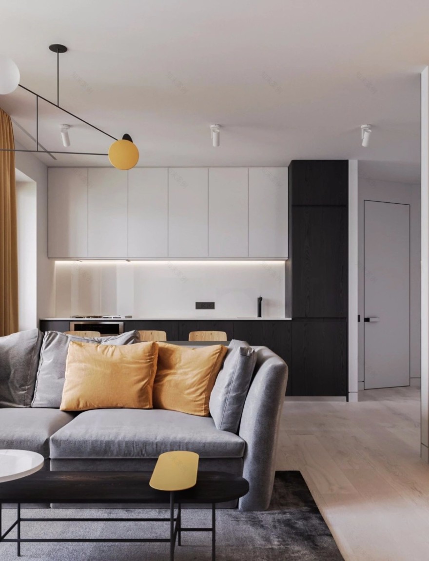 3个不到60平的小公寓丨阳台 餐厅都能变书房-66