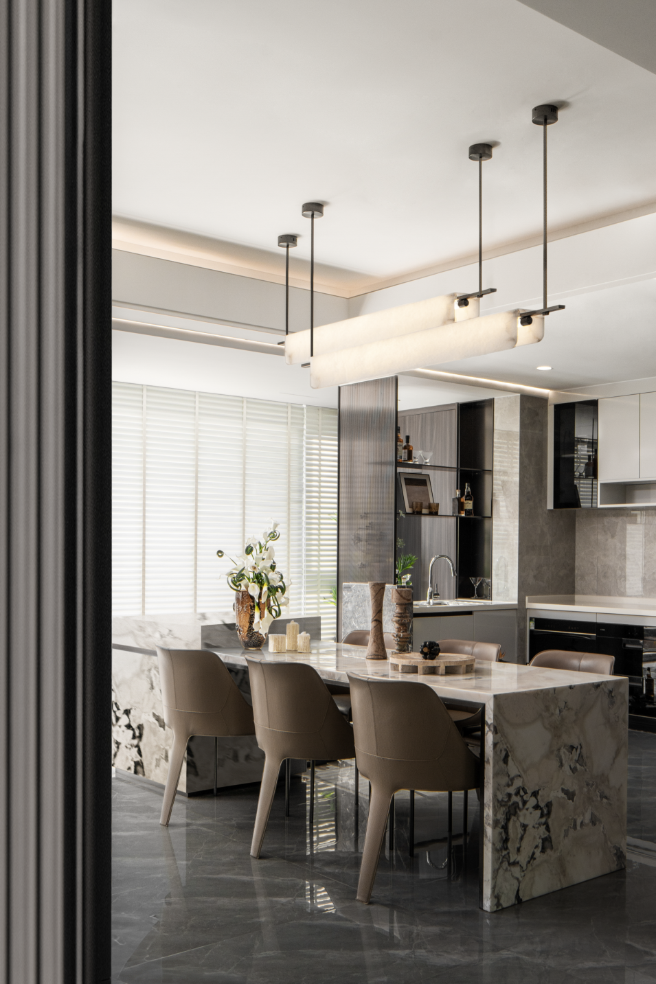 蜀道·宽境 143㎡样板间+架空层丨中国成都丨北京靳朝晖设计有限公司-11