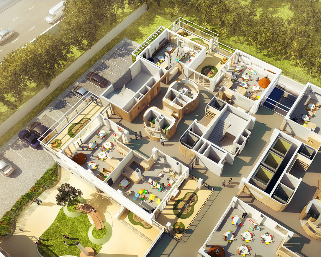 早期学习村丨新加坡丨architects 61,Bogle Architects-27