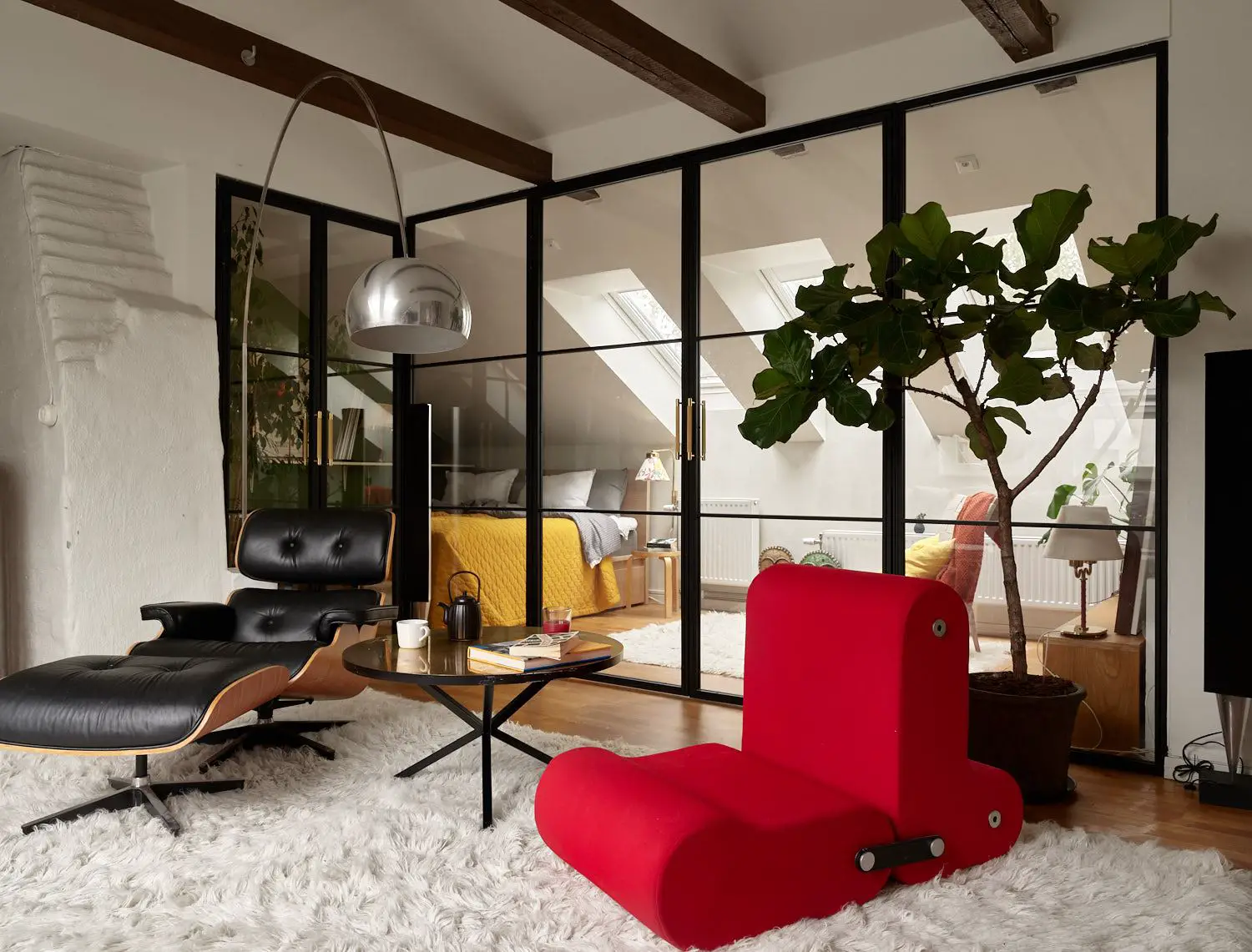 复古风尚！打造充满个性的阁楼复式公寓-4