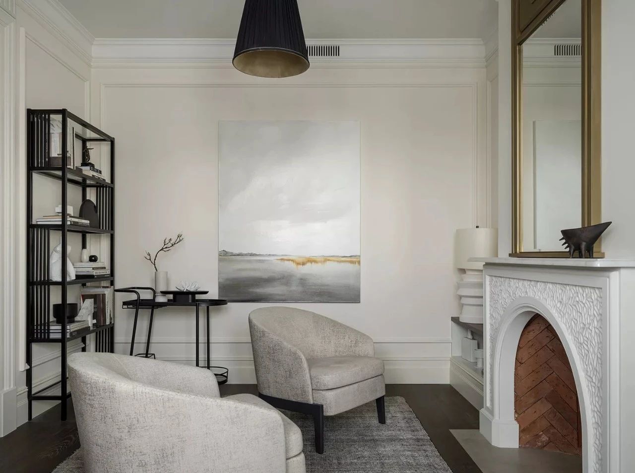 夫妻俩的 147㎡单色空间设计丨Valery Senkina-5