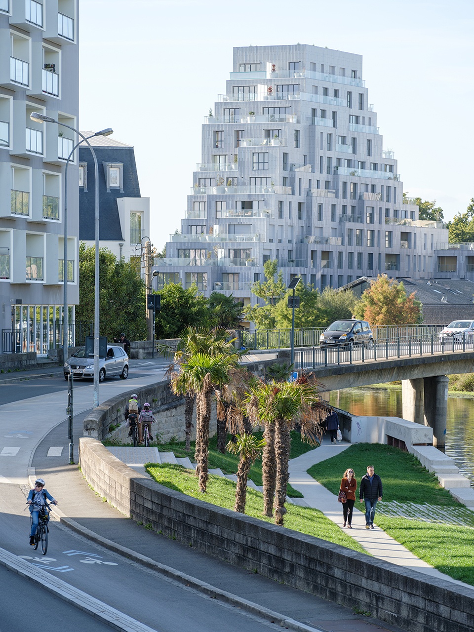 法国雷恩 Ascension Paysagère 住宅综合体 | 绿色河畔的高密度建筑设计-42