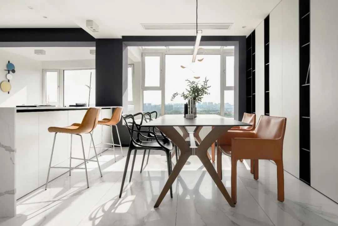 上海 180㎡空中别墅,温暖极简主义打造超美阳光房-55