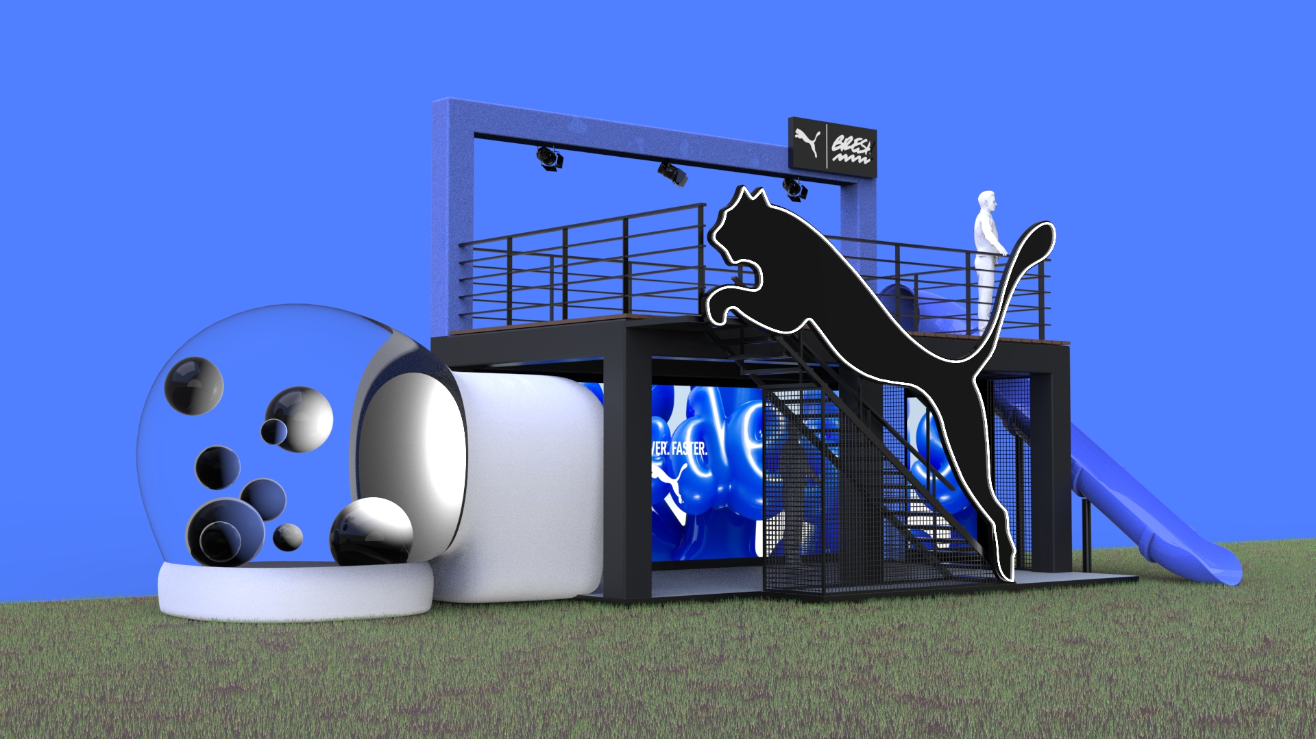 Puma 品牌广告展位设计丨阿根廷布宜诺斯艾利斯丨The Action Design Company（TADC）-3