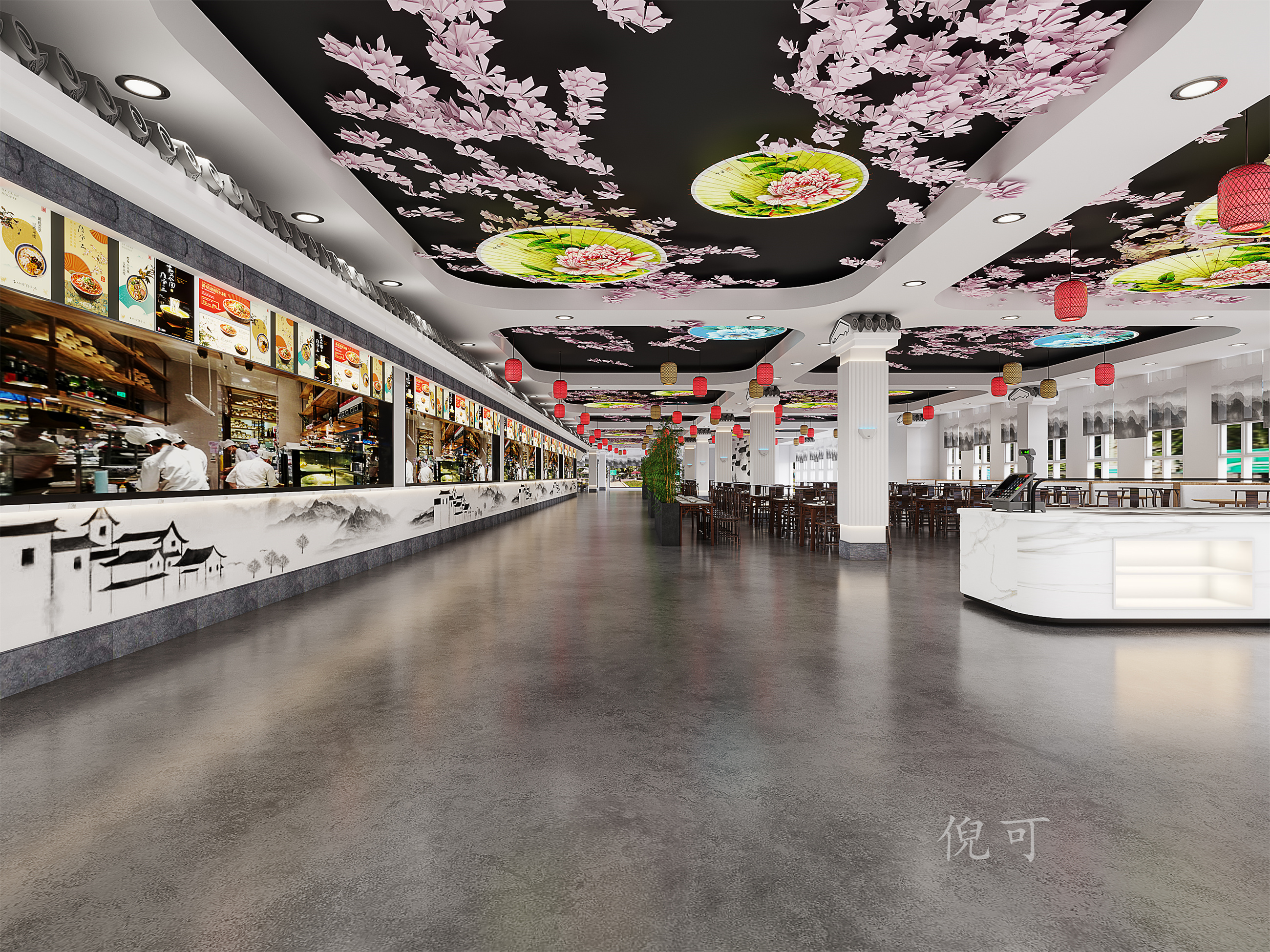 员工餐厅设计-1