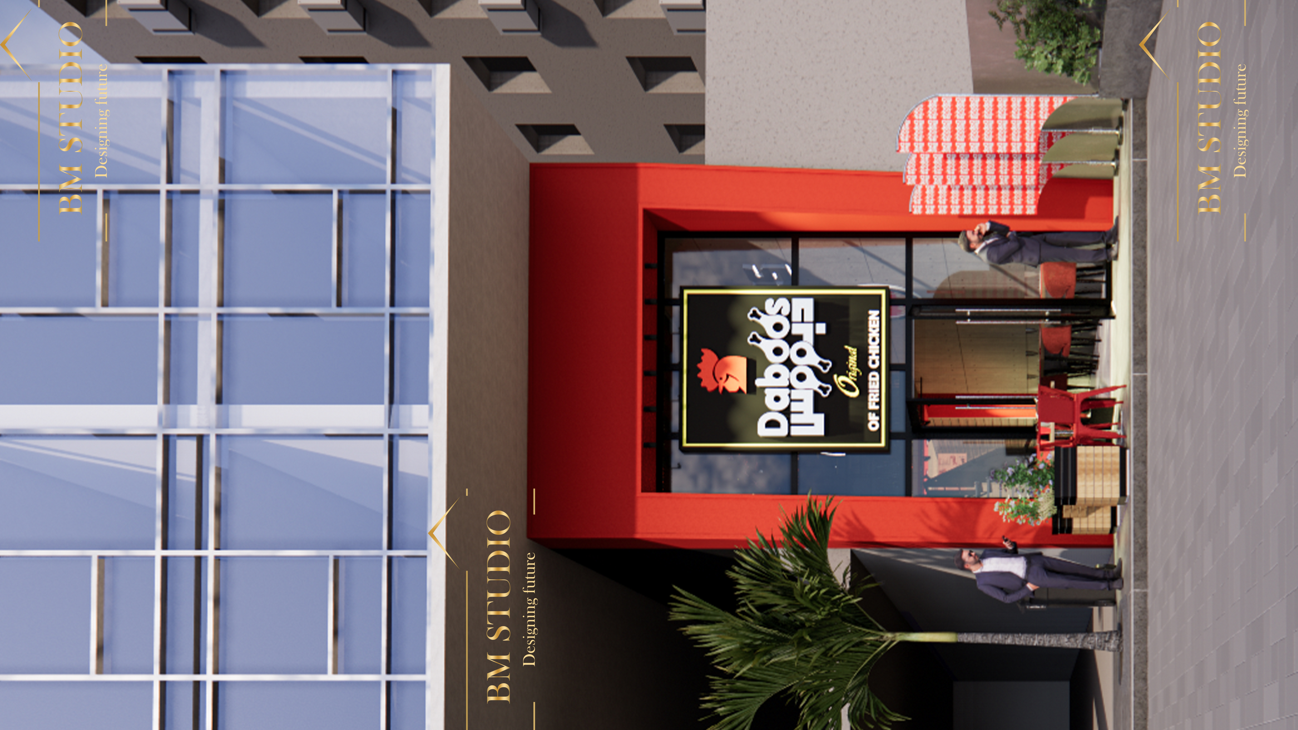 Facade Restaurant for fried chicken-0