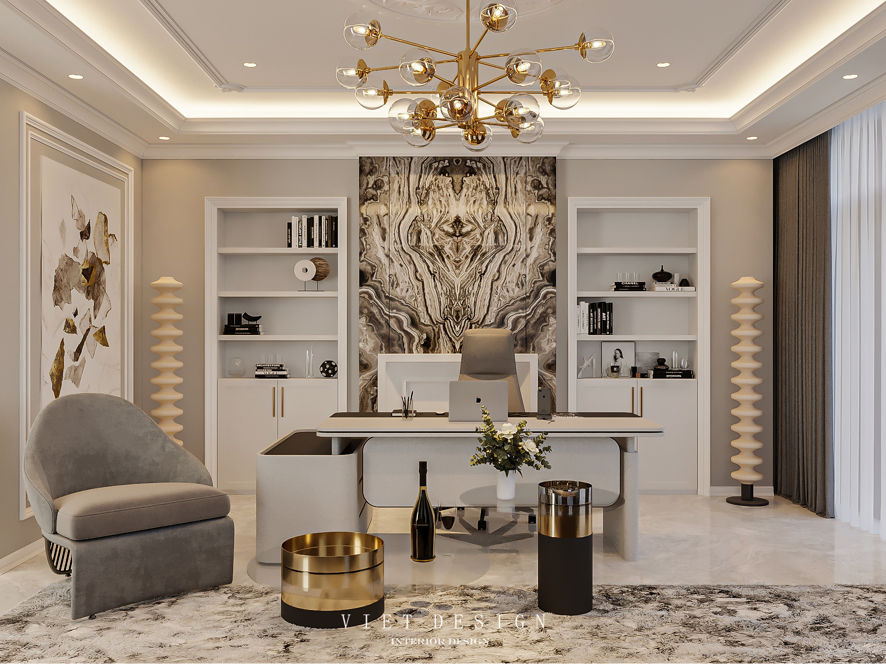 黄金别墅丨VIET Design-10