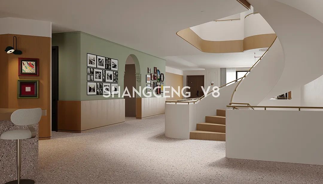 600㎡现代中古风 | 浪漫笔触下的时光宅邸-21