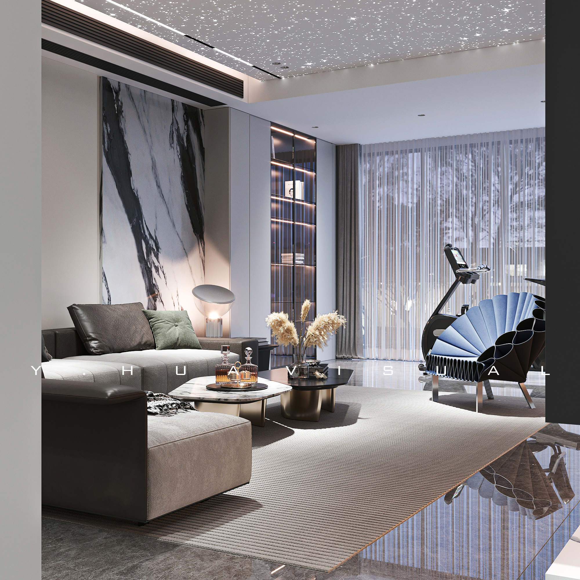 乙画视觉｜近期渲染｜夜晚的星星-0