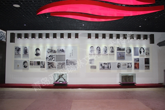崂山烈士陵园纪念堂设计布展-7