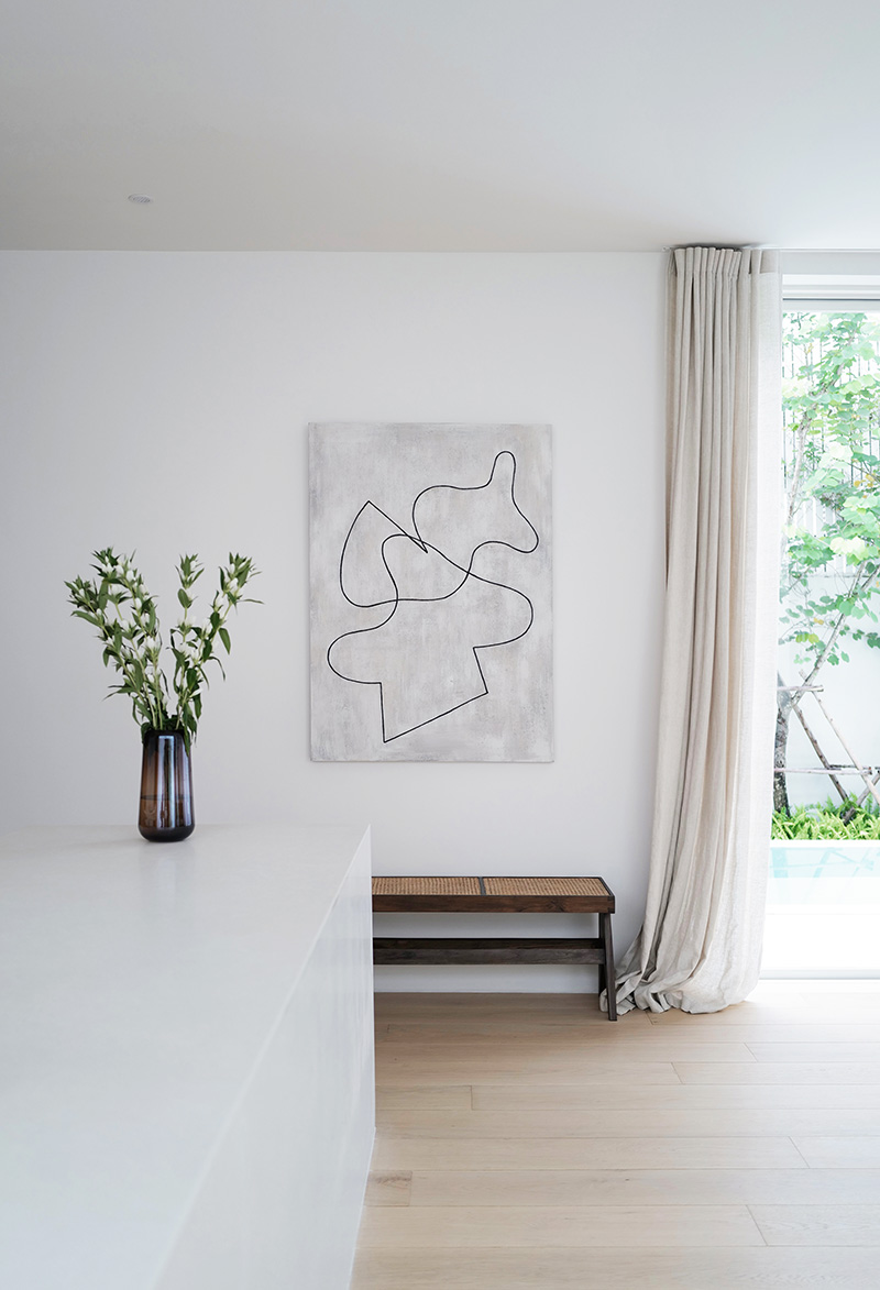 曼谷白色简约别墅，营造海滨度假氛围-6