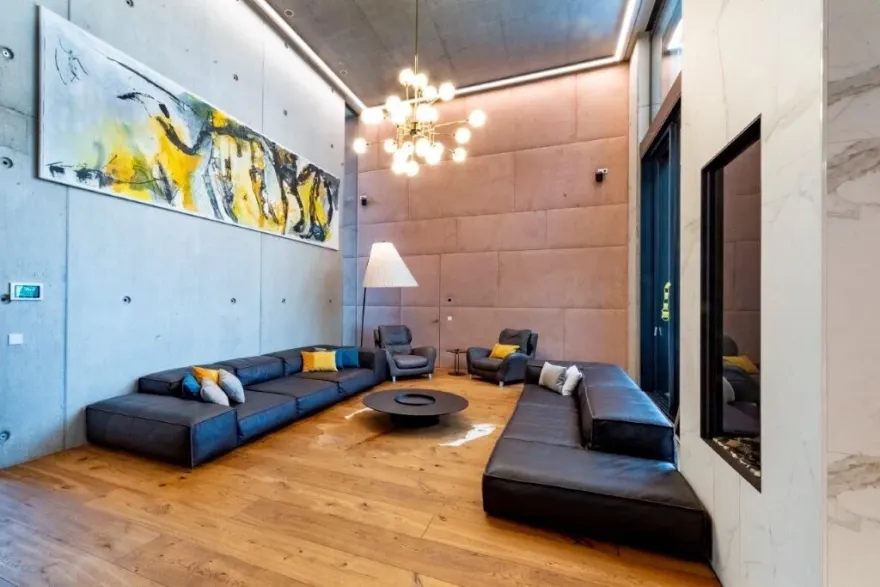 Bauhaus Villa with car lift-48