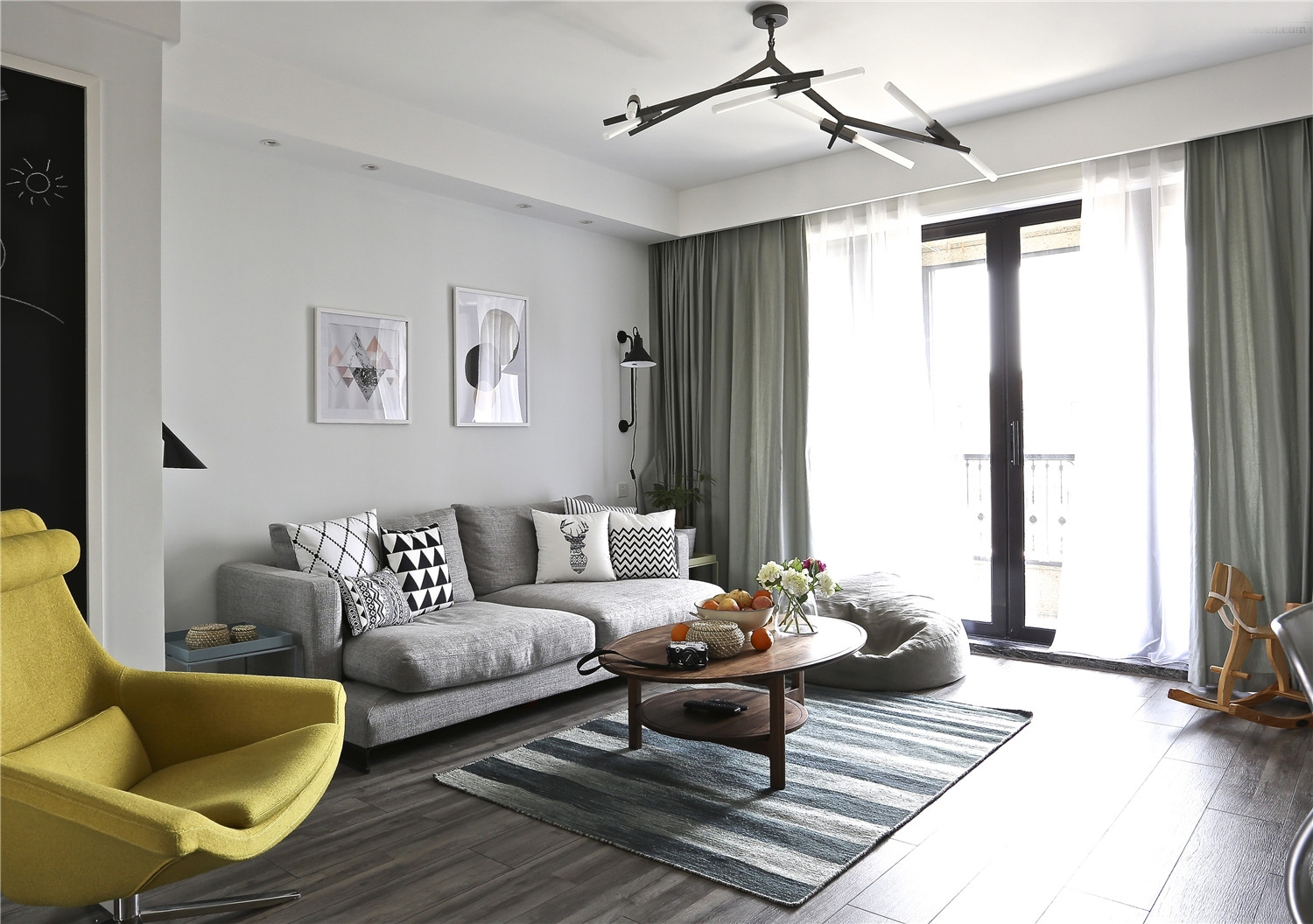 糖果·136㎡西溪融庄简约风住宅  TK设计-0