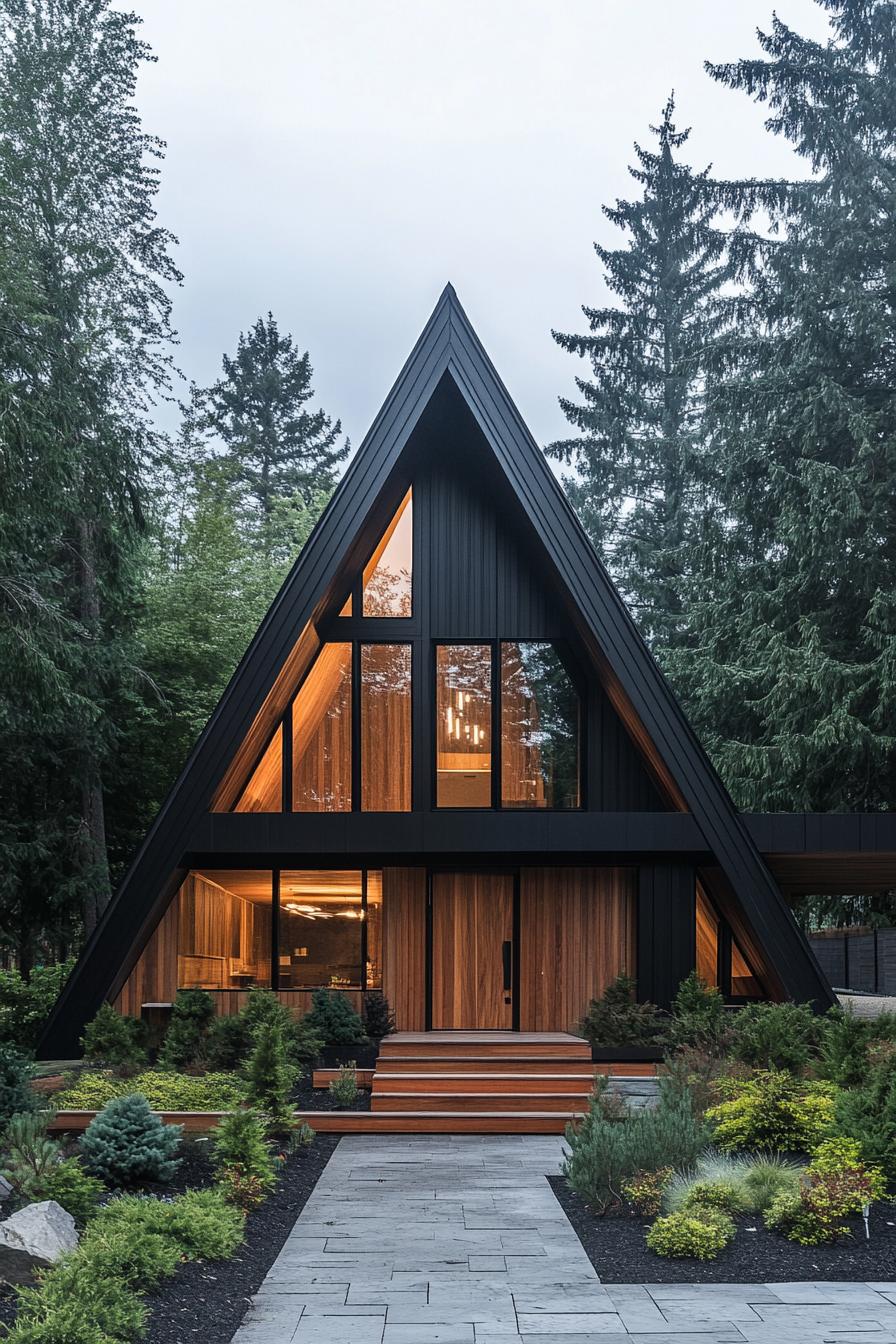 26座Aframe风格自然爱好者小屋丨BuildGreenNewHomes-78