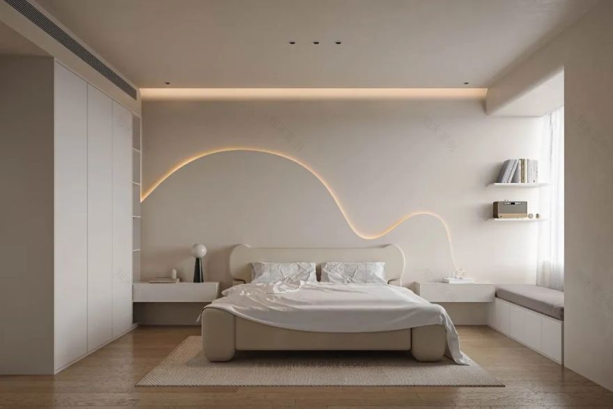 逸品尚居 · 极简奶油风格设计丨亦間设计-30