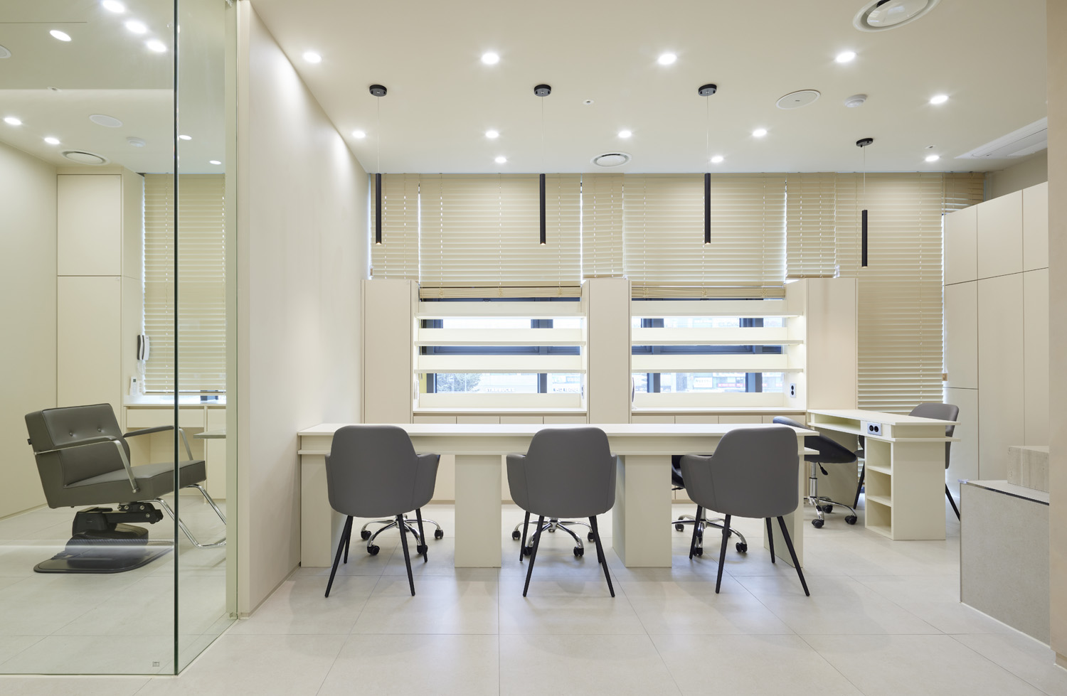 高级白光设计，73 平共享美容室-7