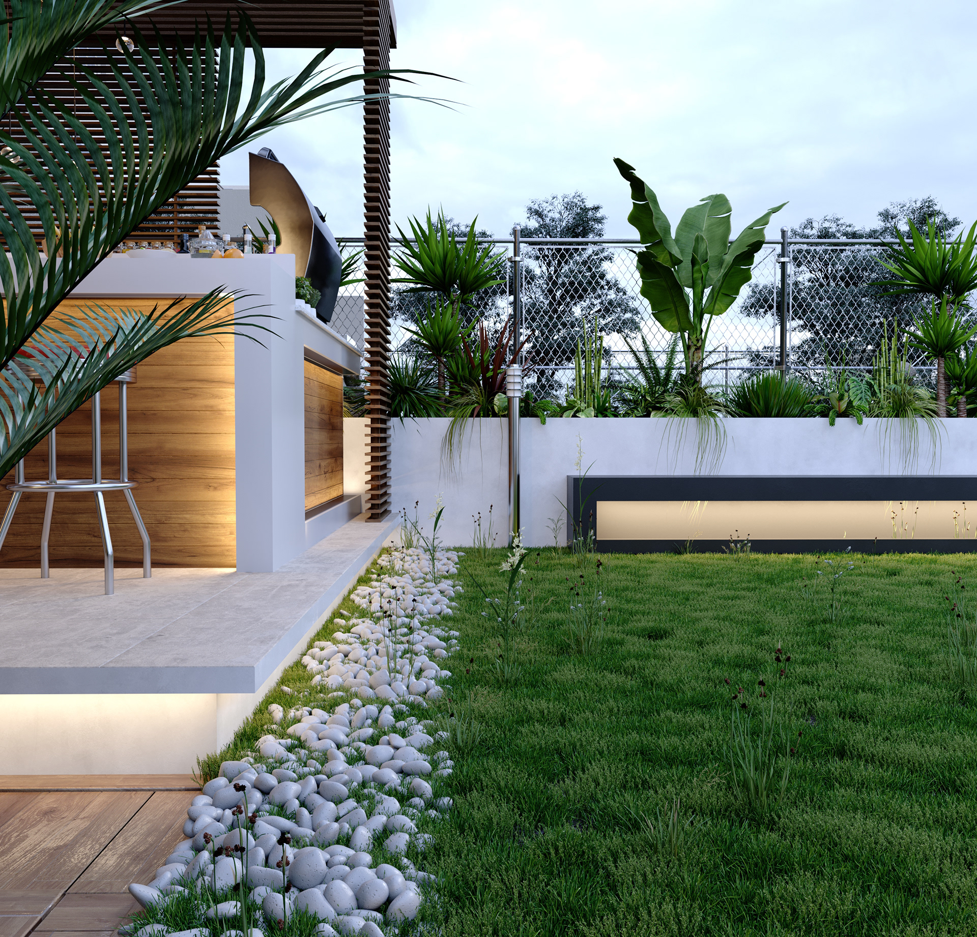 Villa landscape "palm hills katamya"-8