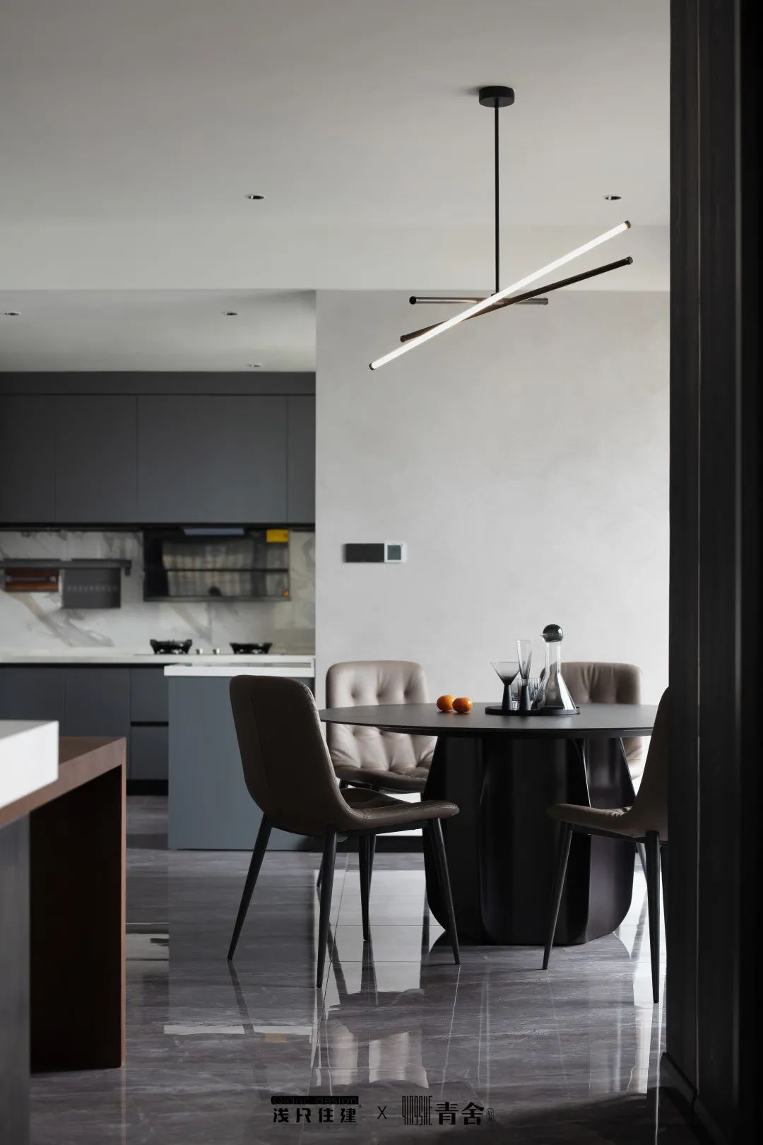 摩登撞色美宅 · 湘江壹号极致奢华空间丨浅尺住建-30