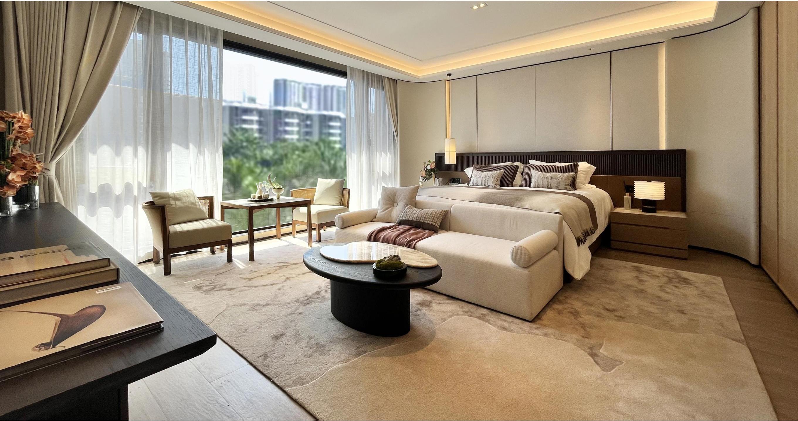 安缦度假风叠拼住宅软装设计-16