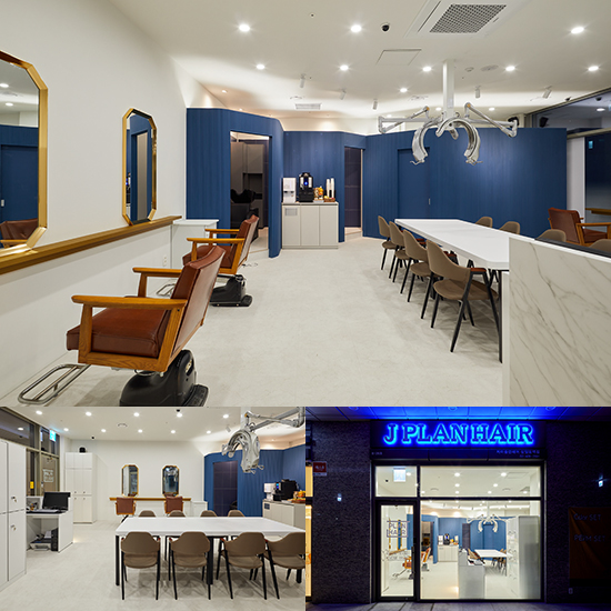 简约蓝调美学，18 平米美容室设计-1