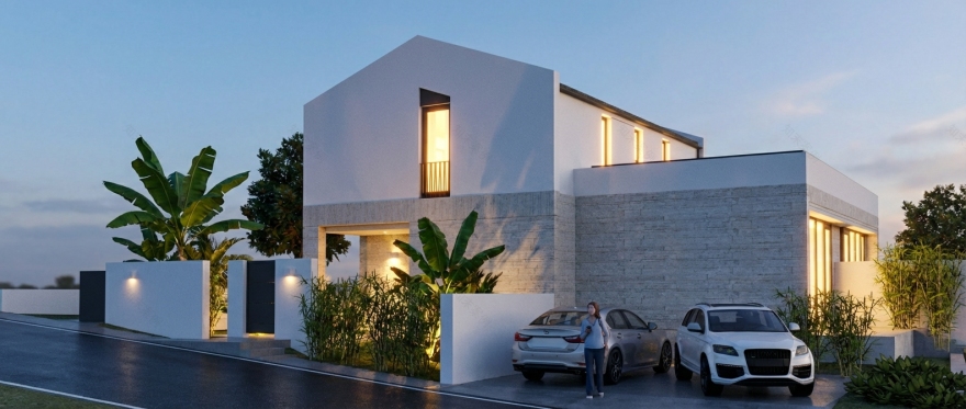 现代简约坡顶住宅丨Architecture OlaPopova architect-0