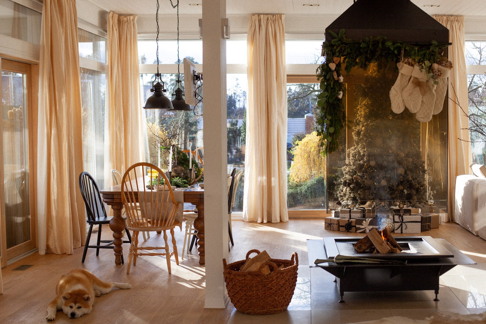 乡村住宅新年装饰设计丨设计师 Эльвира Вербицкая-6