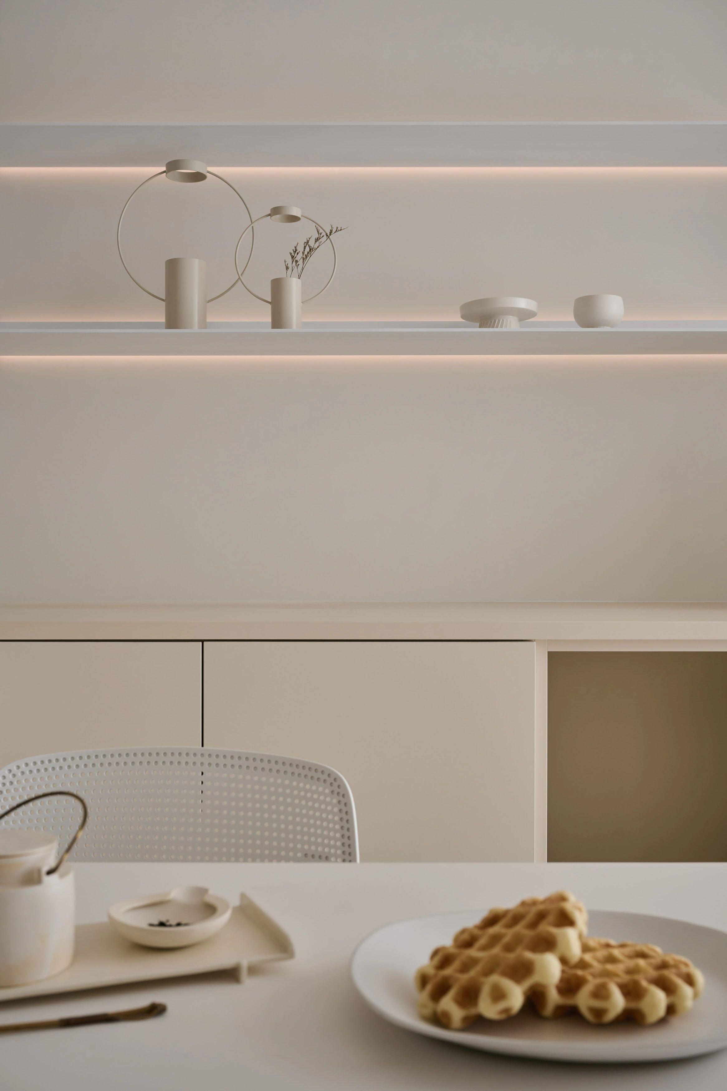 温润奶油风居家空间丨寓子设计-17