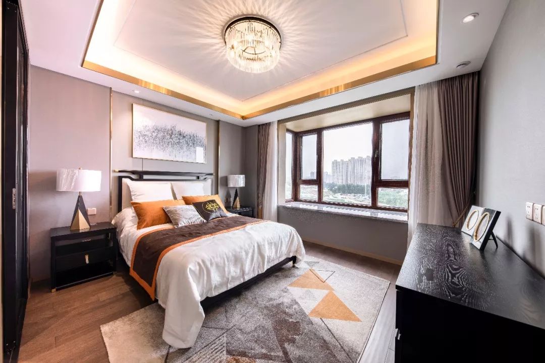 鑫界王府轻奢风样板间,低调奢华与简约精致共融-21