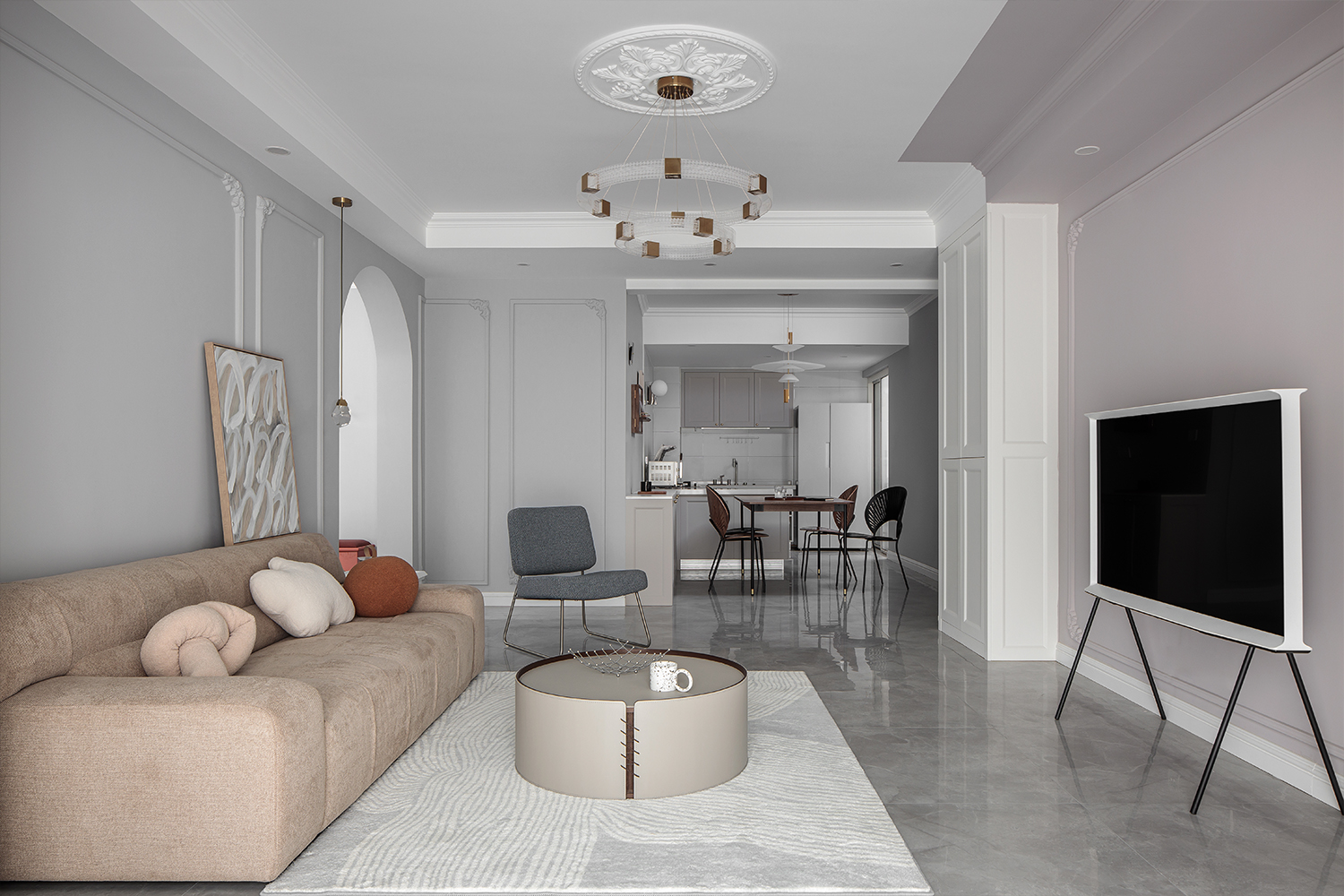 浪漫法式公寓设计丨喜屋设计-15