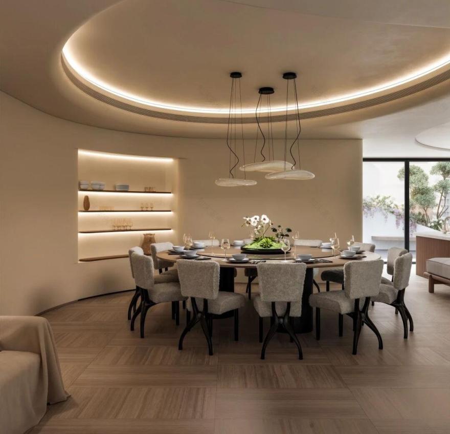 美及设计 · 重庆紫檀庄园1300m²曲境别墅丨中国重庆丨美及空间设计-27