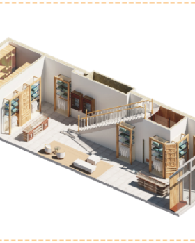 画廊室内设计丨Revit Skills and Technicality