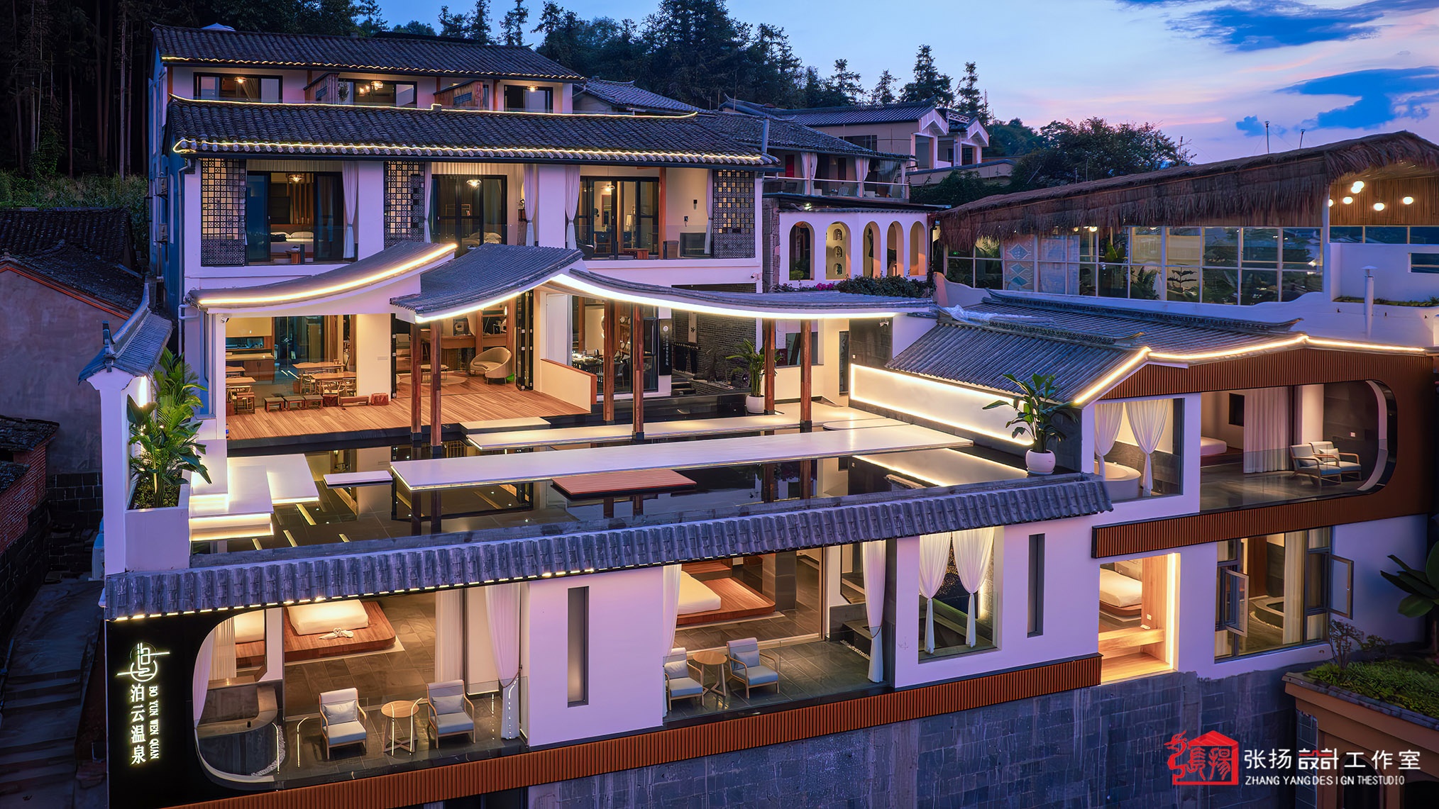 腾冲和顺泊云温泉酒店丨中国云南丨张祥贵团队-1