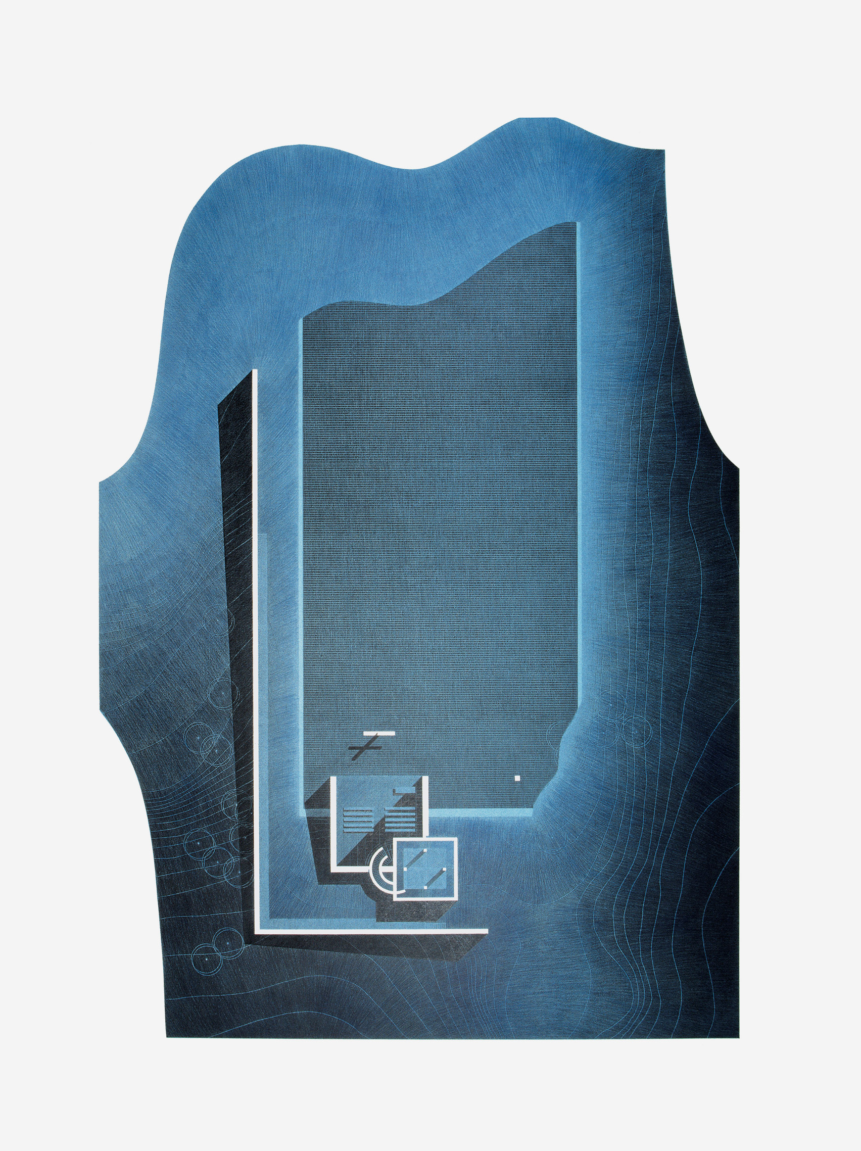 Tadao Ando showcases nine drawings that "capture the invisible depth behind architecture"-44