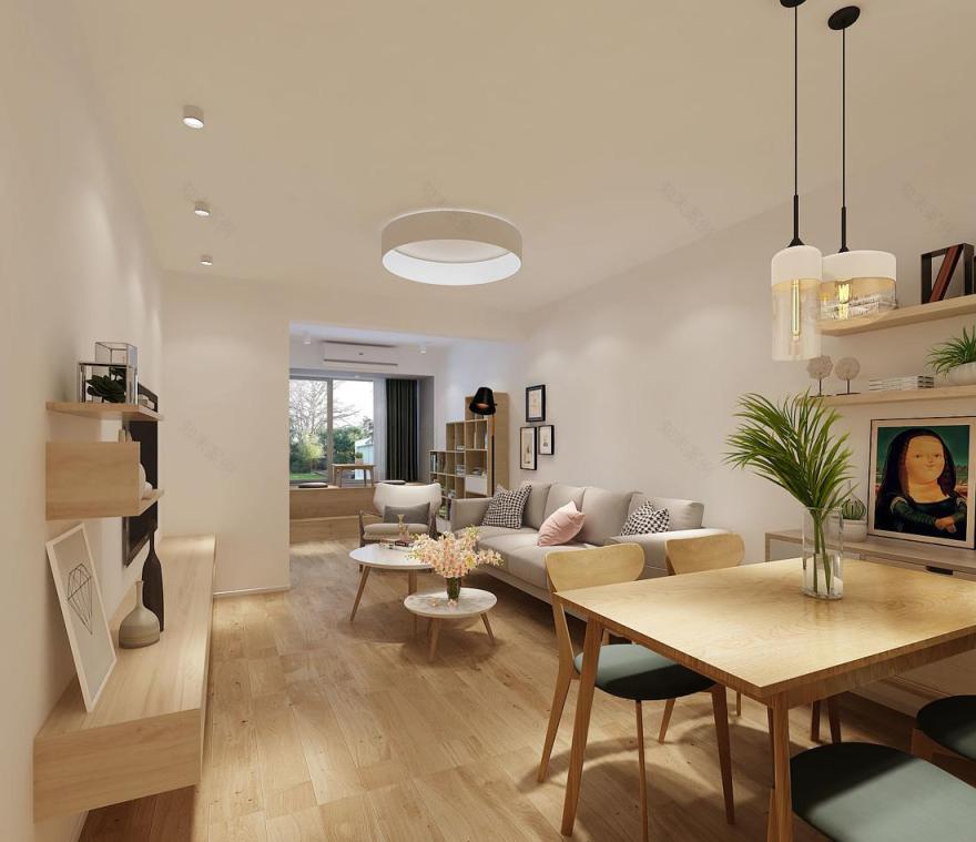 厨房卫生间空间重组,打造宽敞北欧风家居-8