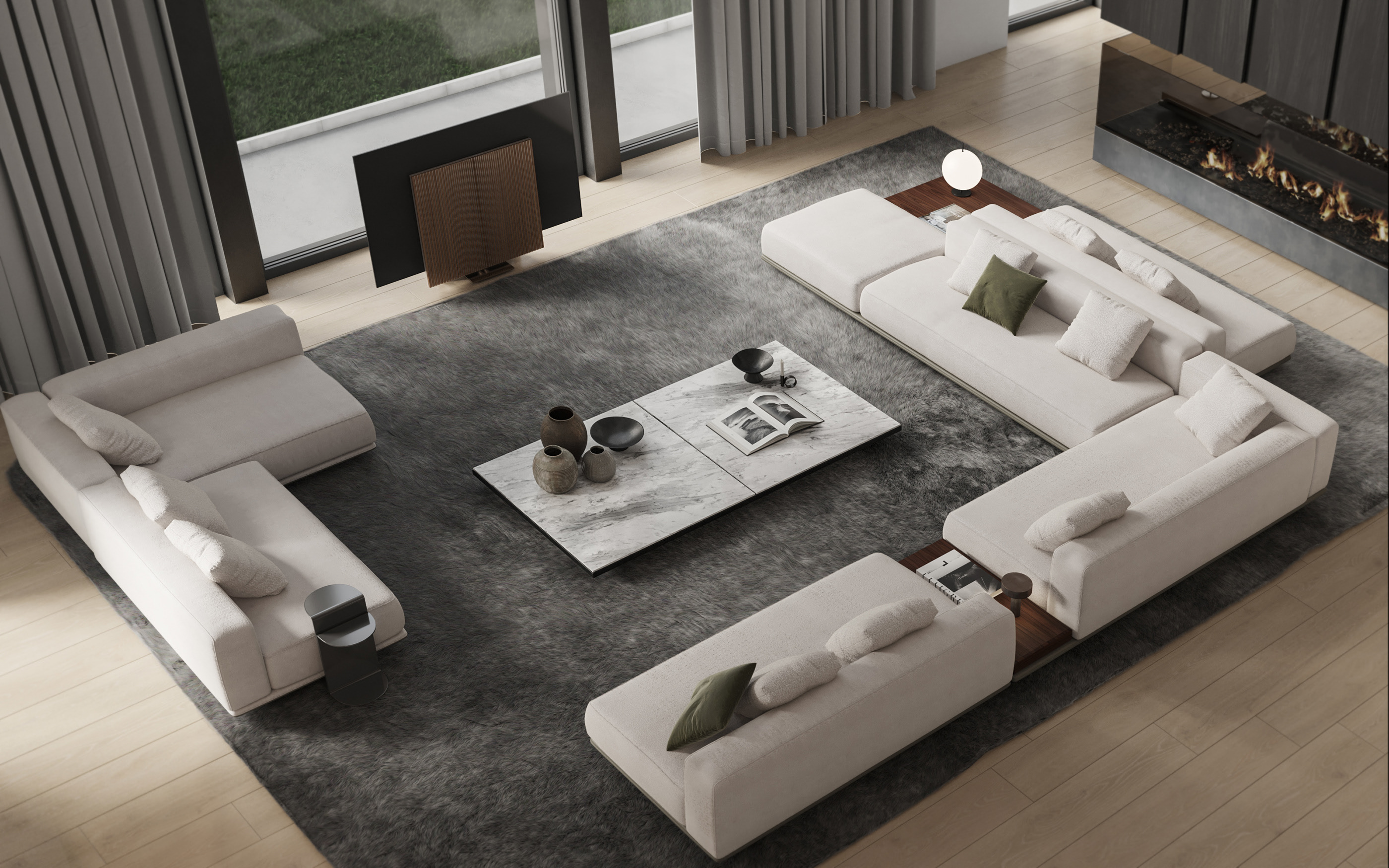 250平 现代简约别墅！-4