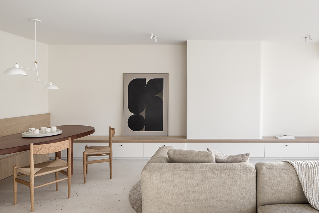 现代原木极简风的居住空间-4