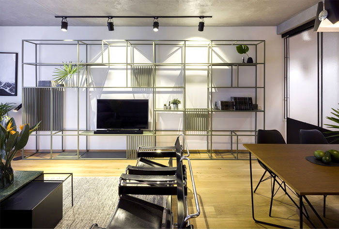 单身公寓的轻工业美学  Bogdan Ciocodeica-1