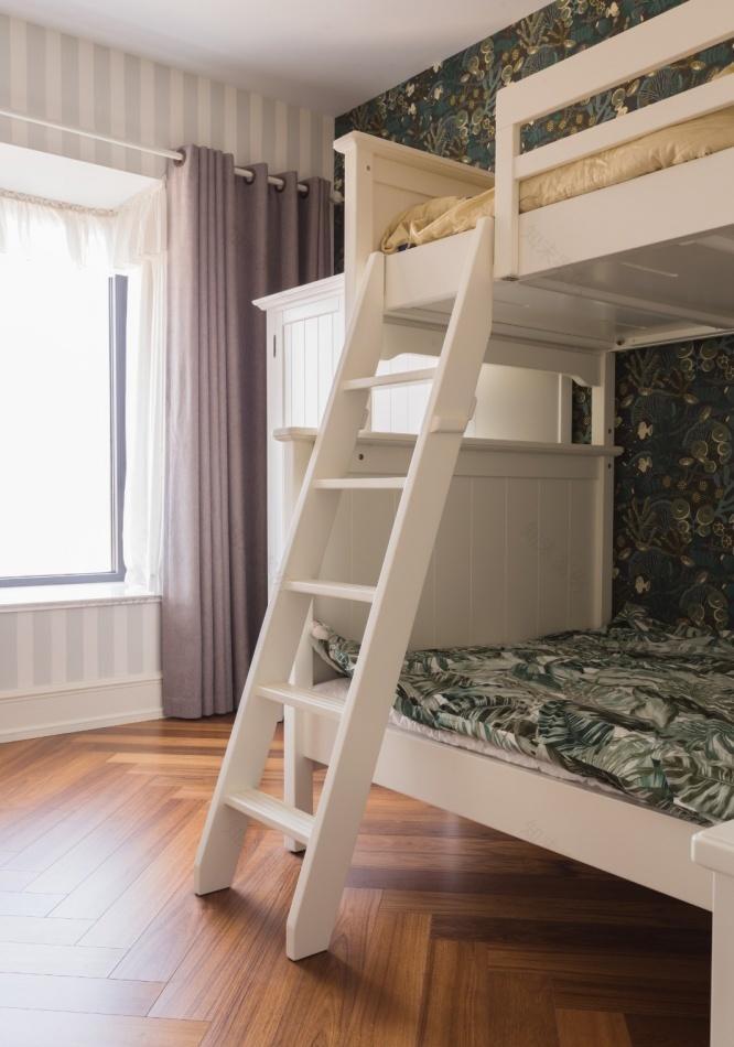 上海本墨设计丨平层丨70W打造218㎡超优雅美式乡村风大宅-99