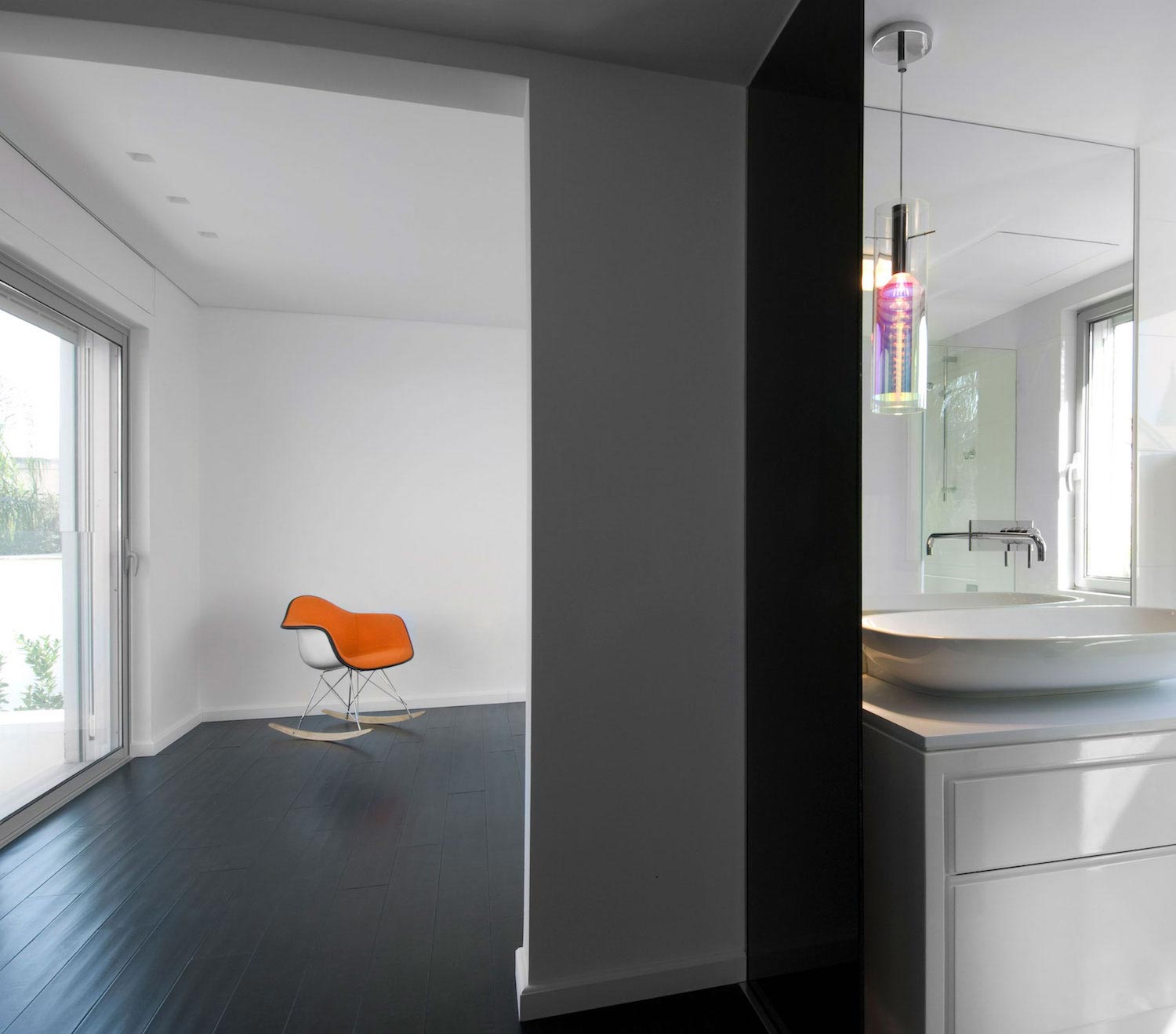 以色列拉马特哈沙龙区的半透明住宅设计-22