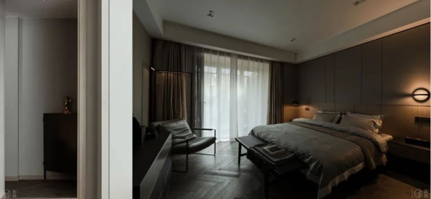 成都市复式公寓的现代简奢花园生活-103