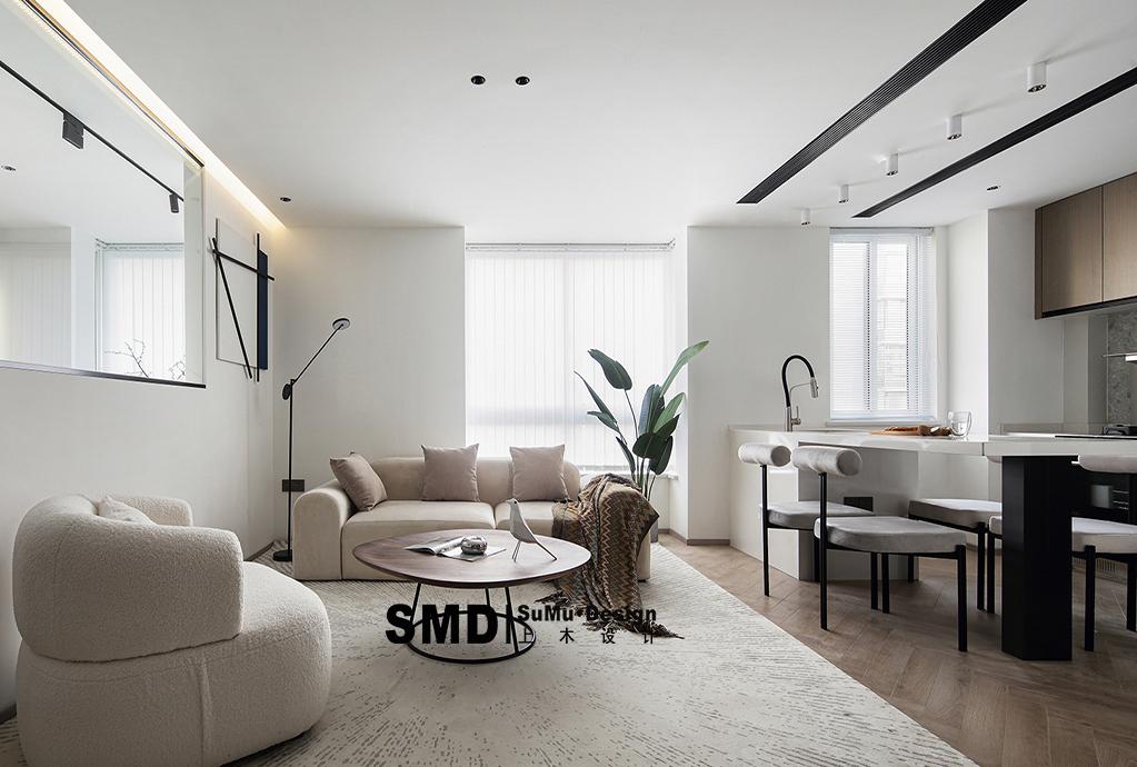 手枪户型平层改造丨上木设计-4