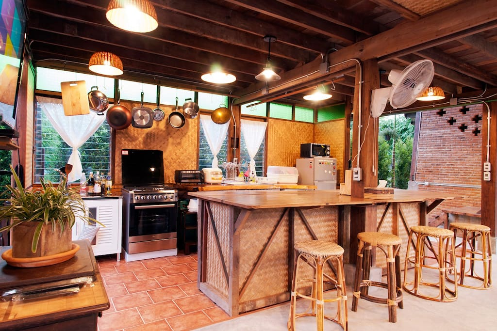 泰国传统高脚木屋翻新及装饰项目-27