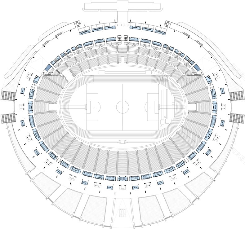 波兰霍茹夫希隆斯克体育场改建丨gmp·冯·格康,玛格及合伙人建筑师事务所等-26