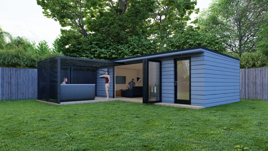 花园中心和热水浴缸设计丨英国诺丁汉丨ecolutionhubs-4